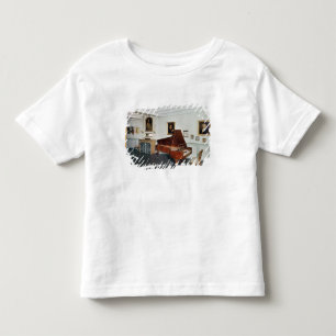View of a room with a grand piano toddler t-shirt