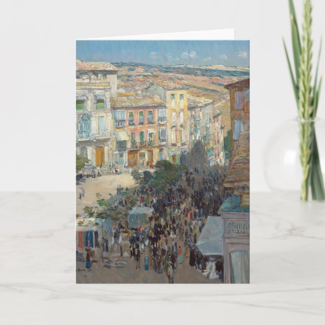 View of a Southern French City | Childe Hassam Card (Front)