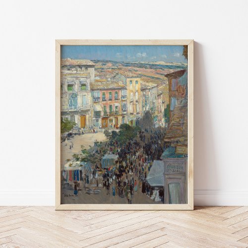 View of a Southern French City  Childe Hassam Poster