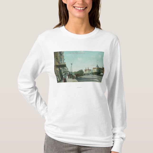 View of a Street ScenePacific Grove, CA T-Shirt (Front)