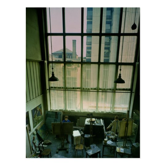 View of a studio, built 1897-99 postcard