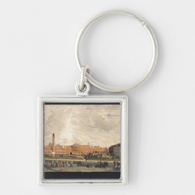 View of a Sugar Factory Keychain (Front)