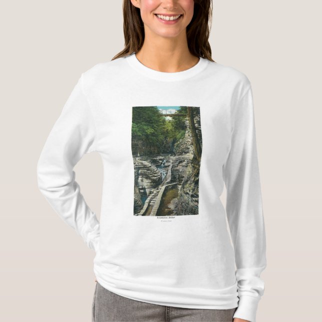 View of a Suspension Bridge T-Shirt (Front)