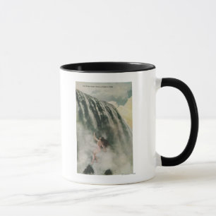 View of a Woman in the Falls Mug