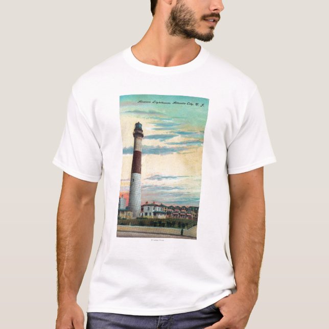 View of Absecon LighthouseAtlantic City, NJ T-Shirt (Front)