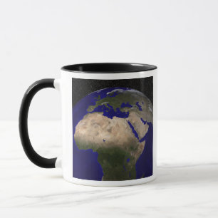 View of Africa, Europe, the Middle East, and In Mug