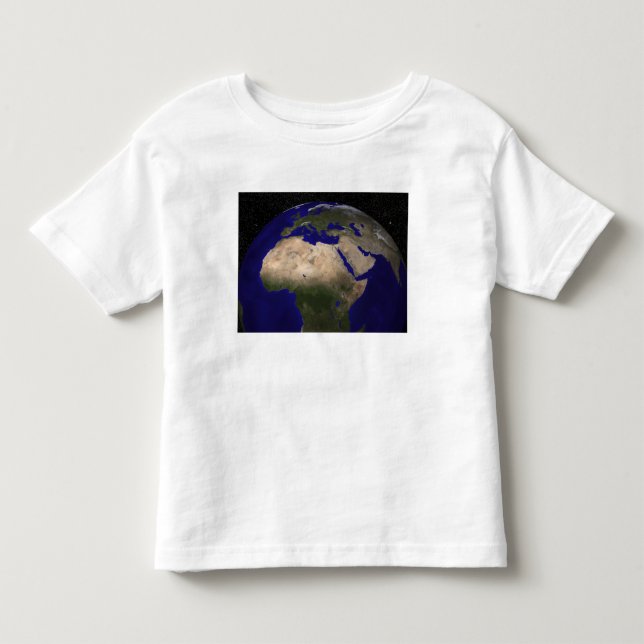View of Africa, Europe, the Middle East, and In Toddler T-shirt (Front)