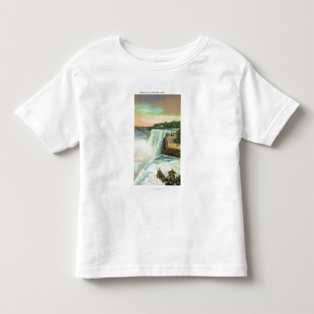 View of American Falls from Goat Island Toddler T-shirt (Front)