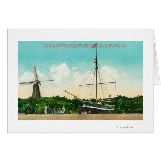 View of Amundsen's Arctic Sloop Cards (Front Horizontal)