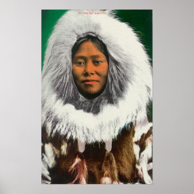 View of an Eskimo Beauty Poster (Front)
