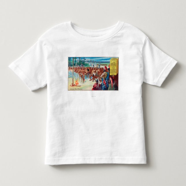 View of an Indian Dance, Maizena Product Ad Toddler T-shirt (Front)