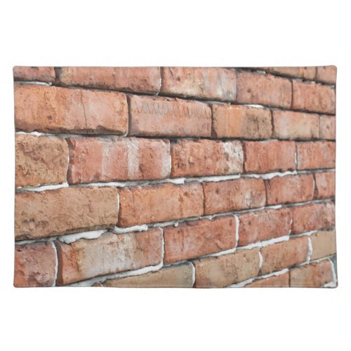 View of an old brick wall with a blur at an angle placemat