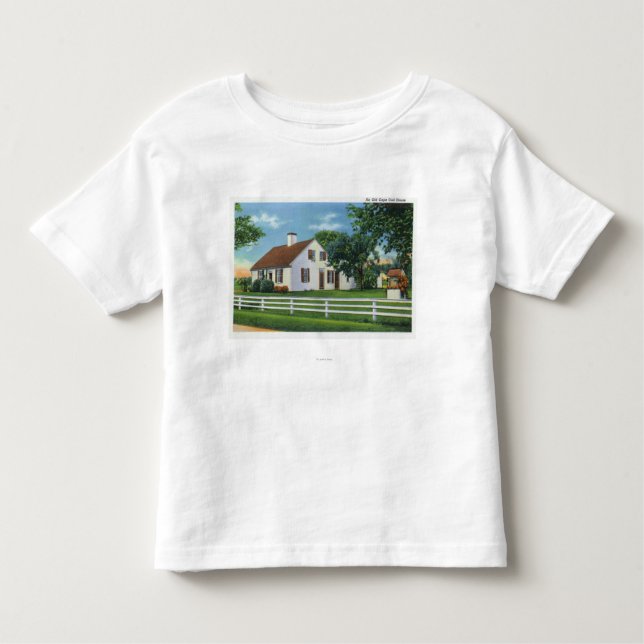View of an Old Cape Cod Home Toddler T-shirt (Front)