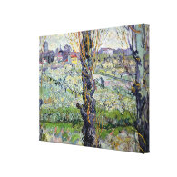 View of Arles, 1889 Stretched Canvas Prints