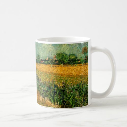 View of Arles with Irises by Vincent van Gogh Coffee Mug