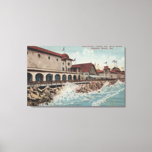 View of Auditorium, Casino, & Bath House Canvas Print (Front)