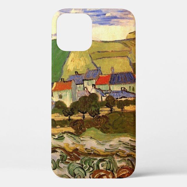View of Auvers by Vincent van Gogh Case-Mate iPhone Case (Back)