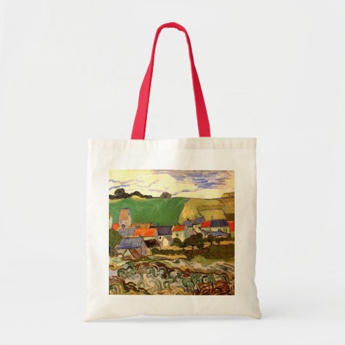 View of Auvers by Vincent van Gogh Tote Bag