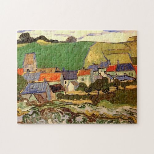 View of Auvers Vincent van Gogh Jigsaw Puzzle