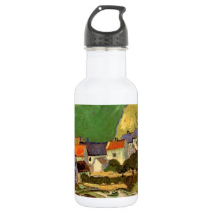 View of Auvers Vincent van Gogh. Stainless Steel Water Bottle