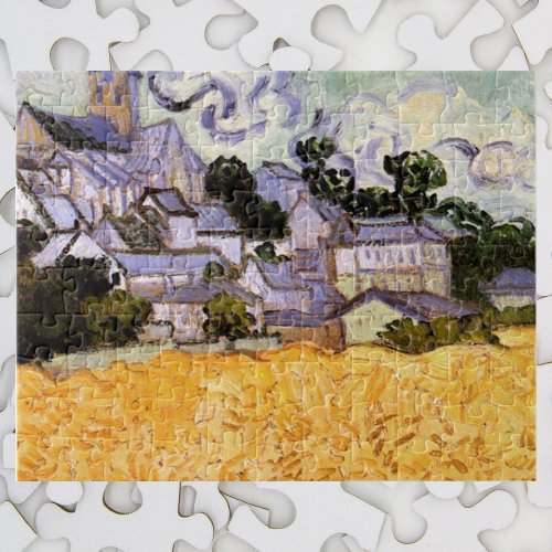View of Auvers with Church by Vincent van Gogh Jigsaw Puzzle