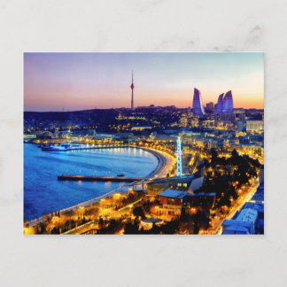 View of Baku Postcard
