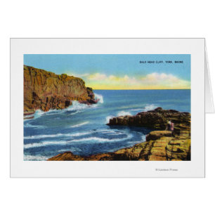 View of Bald Head Cliff at York Beach Cards