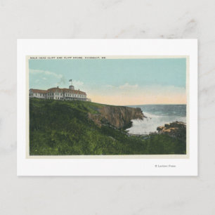 View of Bald Head Cliff & Exterior of Cliff Hous Postcard