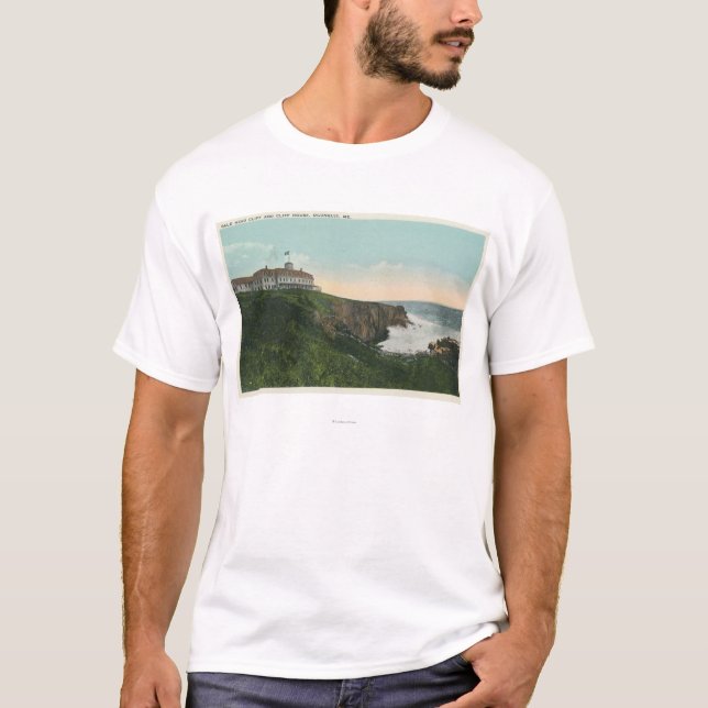View of Bald Head Cliff & Exterior of Cliff Hous T-Shirt (Front)