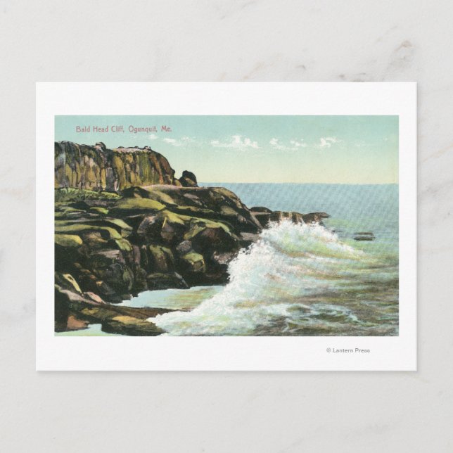 View of Bald Head Cliff Postcard (Front)