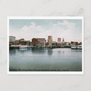 View of Baltimore 1912 Vintage Postcard