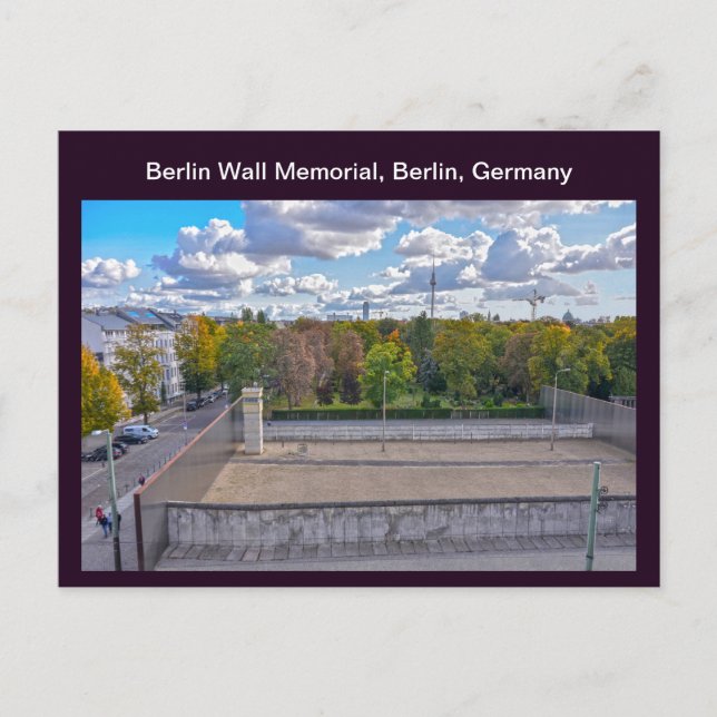 View of Berlin Wall Section, Germany Postcard (Front)