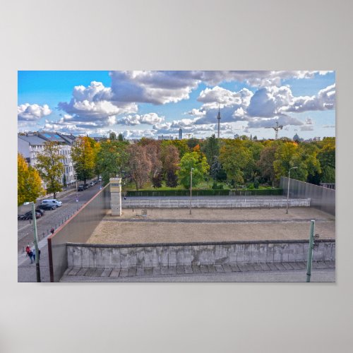 View of Berlin Wall Section, Germany