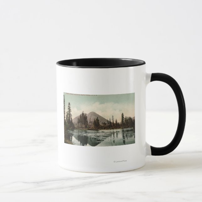 View of Black Buttes Along Shasta Route Mug (Right)