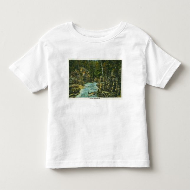 View of Boat Looking up the Rapids Toddler T-shirt (Front)