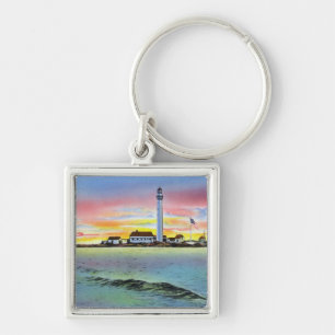 View of Boon Island and Lighthouse from York Keychain