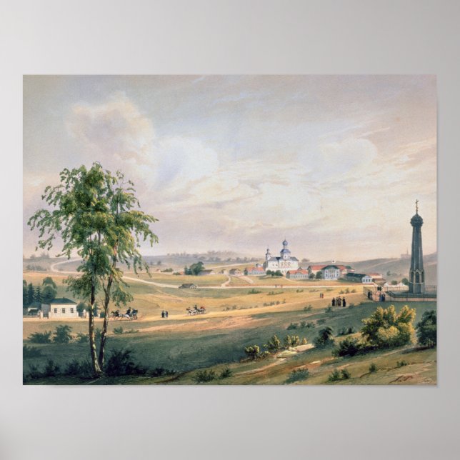 View of Borodino, location of the decisive Poster (Front)