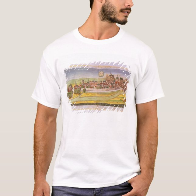 View of Bourges and the University T-Shirt (Front)
