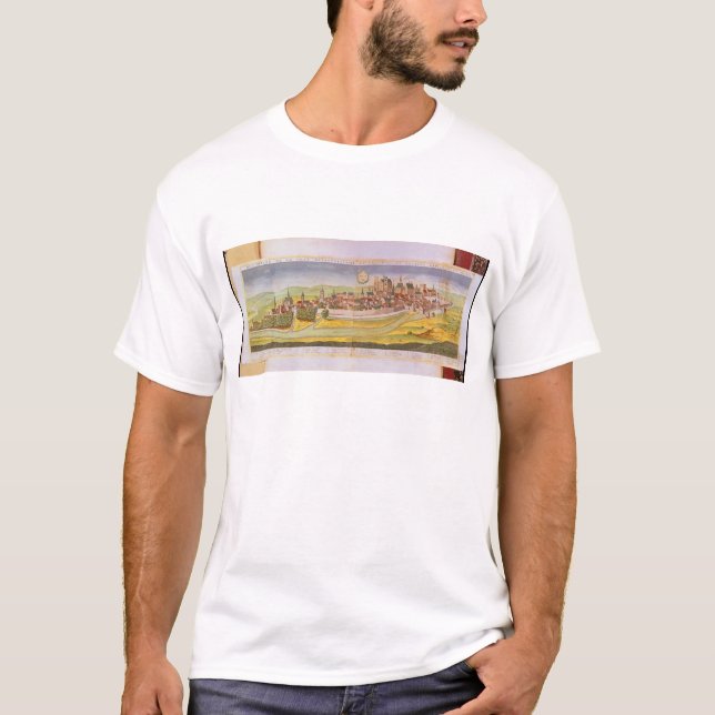 View of Bourges and the University T-Shirt (Front)