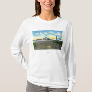 View of Brainard Field, Planes Landing & T-Shirt