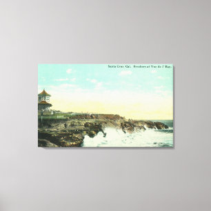 View of Breakers at Vue de l'EauSanta Cruz, CA Canvas Print