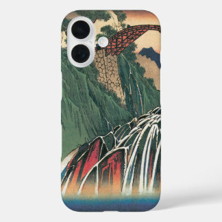 View of Bridge Over Ina River, Nojiri by Hiroshige iPhone 16 Case