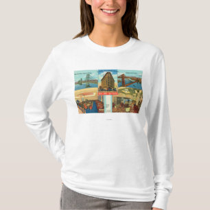 View of Bridges, Interior Scenes of Hotel Shaw T-Shirt