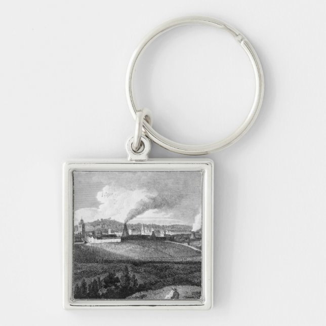 View of Bristol from Pile Hill, engraved by Keychain (Front)