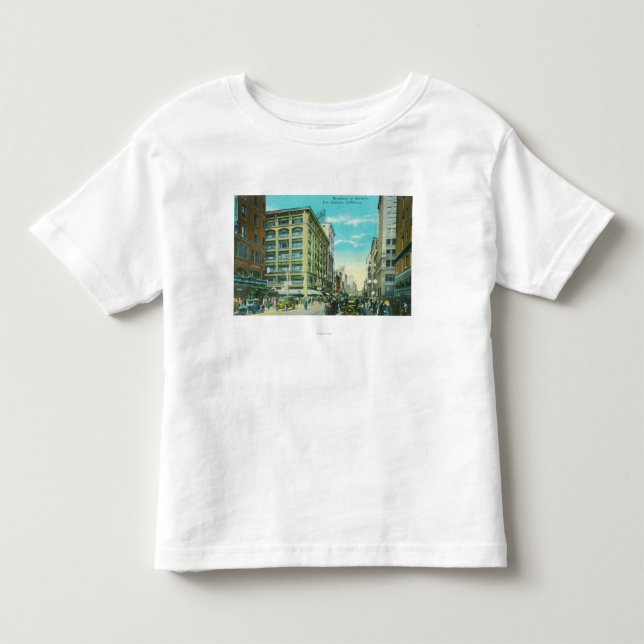 View of Broadway and Seventh Corner Toddler T-shirt (Front)