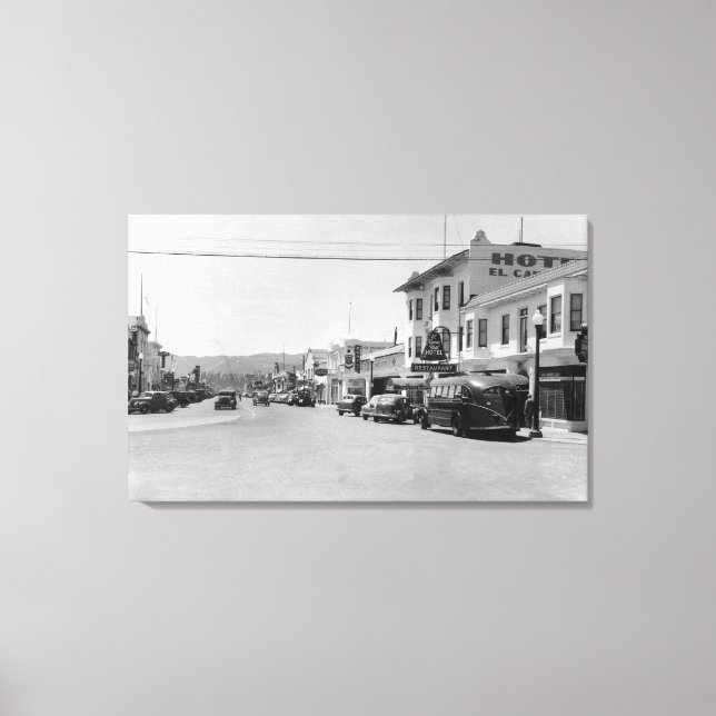 View of BroadwayKing City, CA Canvas Print (Front)