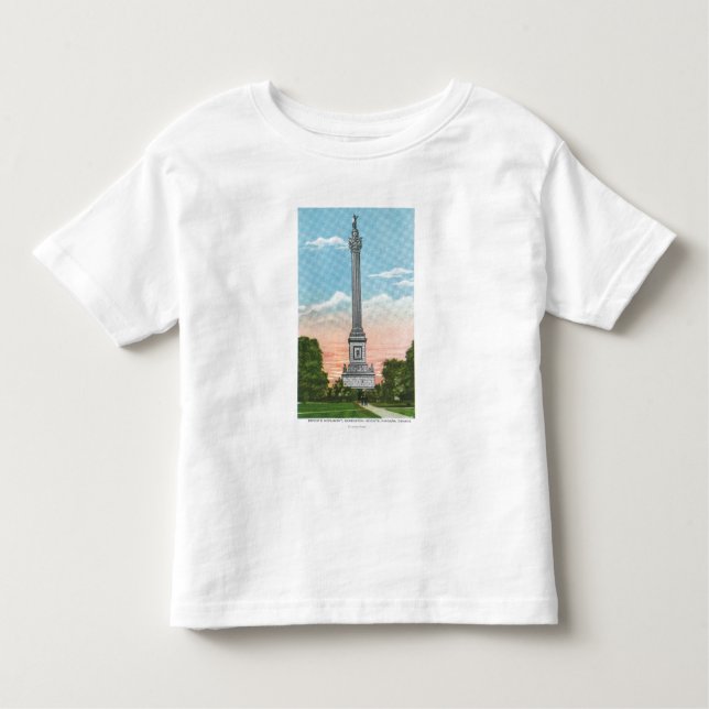 View of Brock's Monument Toddler T-shirt (Front)