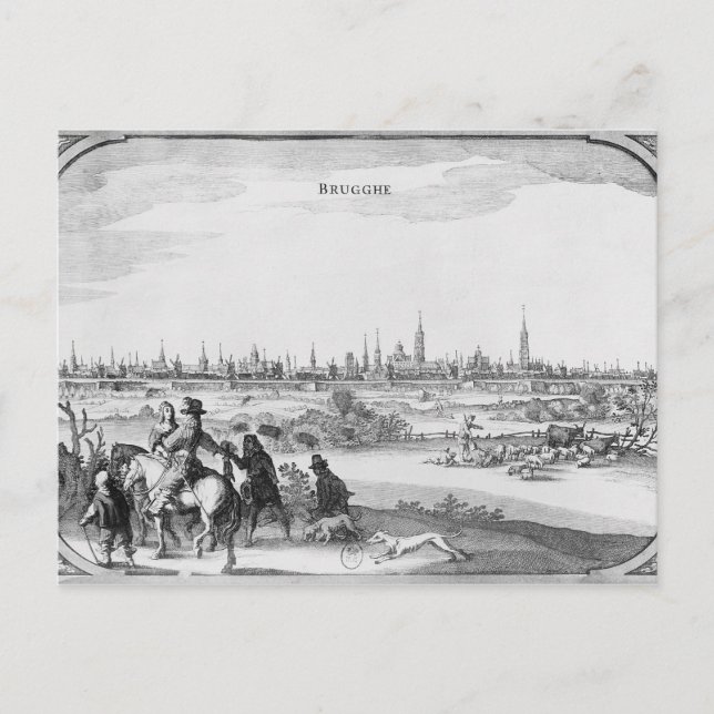 View of Bruges Postcard (Front)