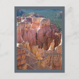 View of Bryce Canyon with Pastel Hoodoos Postcard
