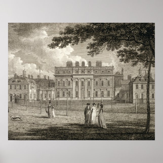 View of Buckingham House, engraved by W. Knight, p Poster (Front)